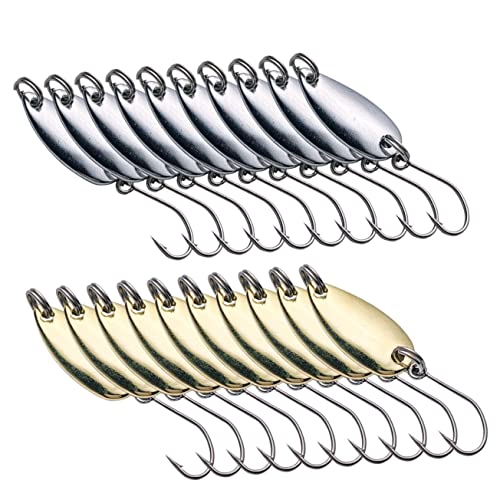 Toddmomy Sequin Bait Fishing Lures for Bass Artificial Fishing Tool Bait Blades Hook Blades Portable