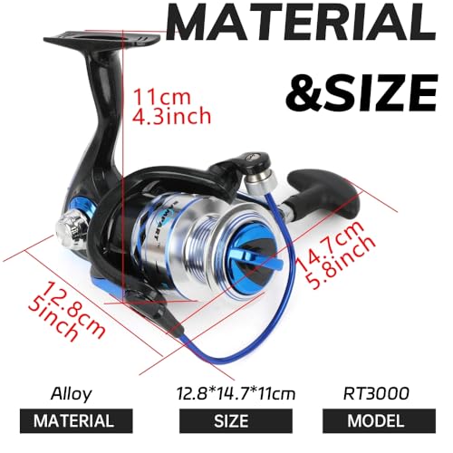 Ultralight Spinning Reel for Saltwater & Freshwater - 5.2:1 Gear Ratio, Essential for Inshore Boat Rock Fishing & Vessel Bait Casting