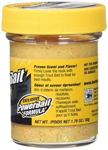 Berkley PowerBait Trout Fishing Dough Bait - color: Yellow