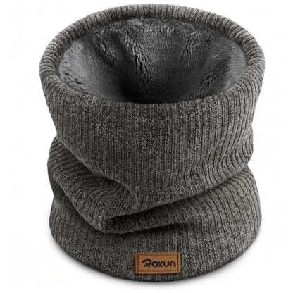 ROXUN Winter Neck Gaiter, Neck Warmer Cover Ski Gaiters for Men/Women | Soft Thick Fleece; Gentle on Skin; Stretchy Fit; Multi-function; Elegant Chic Look; Multi-color Options - color: Gray