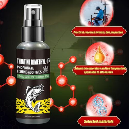 DMPT Fishing Scent Additive - Lure Enhancer, Liquid Formula | Organic Flavor Booster, Natural Feeding Stimulant with Strong Odor During Outdoor Carp Casting & Riverbank Trout Attraction Under Various