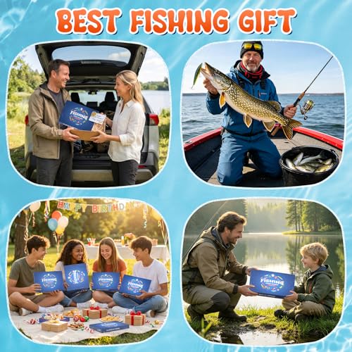 25-in-1 Fishing Lures Kit, Surprise Fishing Bait Set with Poppers, Minnows, Crankbait, Frogs & Shrimp, Freshwater Saltwater Fish Tackle Gear Gifts for Men Father Husband - size: Large