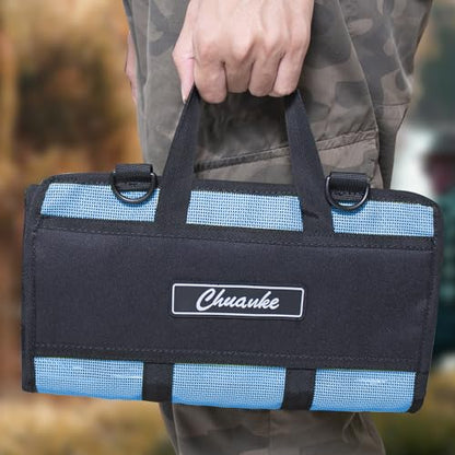 Lure Bag 6 Pocket PVC Protective Cover Durable Fishing Bag | Trolling Lure Tackle Box - size: Medium