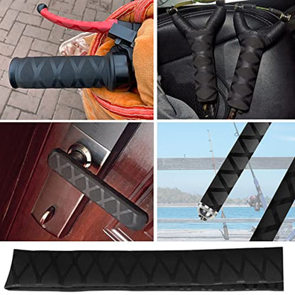 30 mm 35mm 40mm X-Tube Heat Shrink Sleeve Wrap Tubing for Fishing Rod Grips with Non Slip Waterproof and Insulation Lengths Durable Repair 39Inch(1M) - color: 40mm black