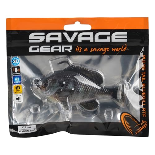 Savage Gear Pulse Tail RTF Fishing Soft Bait - color: Pumpkinseed, size: 3/8 oz (3 in)