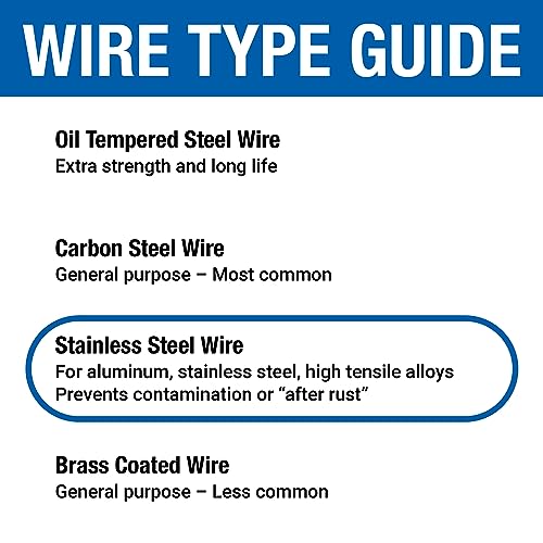 Mercer Industries 186060 - 5" x 5/16" x 5/8"-11 Stringer Bead Wire Wheel, .020 Stainless Steel Wire - color: Stainless Steel, size: 5" x 5/16" x 5/8"-11, style: Stringer Bead Wire Wheel