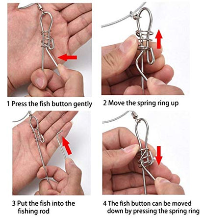 Joyeee Fish Stringer, Foam Fishing Float, Lures, Baits, Ice Spearing Equipment Multi-Tools - color: #6m Golden