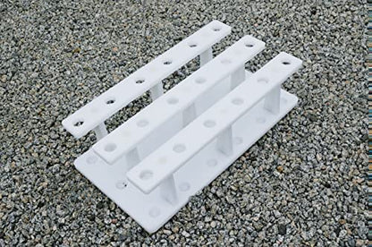 18 Pole Fishing Rod Holder Rack for Garage Heavy Duty Outdoor Boat Dock Storage - size: 18 Rod Holder