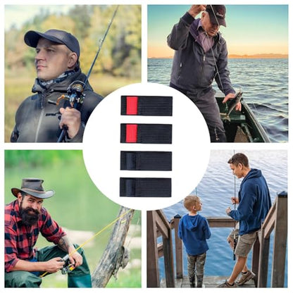 Fishing Spool Belt Fishing Bag for Protection 4X | Wear-resistant Reel Protection Belt Band, Tackle Ties, Outdoor Equipment for Anglers - size: Large