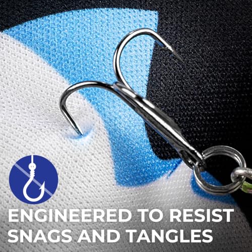 KastKing MeshGuard Camo Neoprene Fishing Rod Socks, Fishing Rod Sleeve, Floating Rod Sleeves, Adjustable Lanyard & Built-in Hanging Loop, Fits Casting, Spinning, and Fly Rods - color: Blue Camo 1 Pcs, style: Casting/Trolling