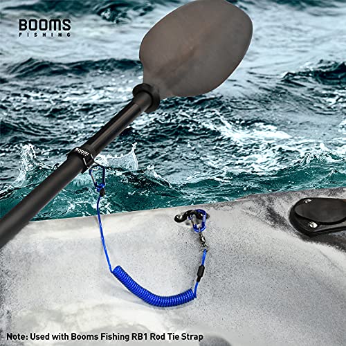 Booms Fishing T02 Fishing Pole Tether, Kayak Paddle Leash, Paddle Board Fishing Accessories, Heavy Duty Fishing Lanyard for Fishing Tools/Rods/Paddles - color: Blue, 2pcs