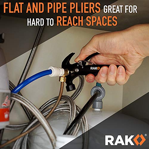 RAK Hammer Multitool BirthdayGifts for Men - Cool Unique Gifts Who Have Everything - Compact DIY Survival Multi Tool - Backpacking & Camping Accessories - Gadget Gifts - size: Pocket Size (1 count), style: Hammer Multitool