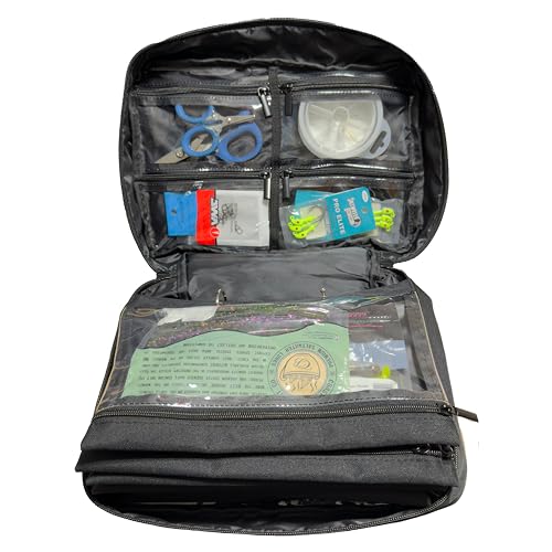 Angler Armour Bait Binder Fishing Tackle Bag, Soft Side Tackle Organizer, Sling Tackle Storage, Bait Storage, Bait Utility Bag, Artificial Lure Storage, Bait Organizer Bag, Saltwater Freshwater Bags
