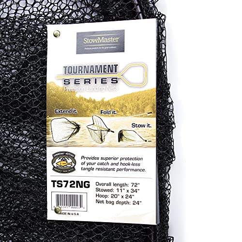 TS72NG Tournament Series Precision Landing Net, Gold/Black
