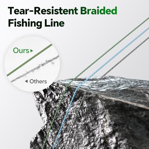 Ultra-Thin 20LB 8-Strand Braided Fishing Line 0.18mm with Knots Guide Card, Stronger than 4-Strand PE Line, Smooth as Silk & Longer Casting, Ideal for Bass Trout Fishing in Freshwater/Saltwater - color: Gray, size: 20LB 330YDS