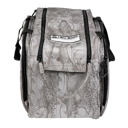 6th Sense – Travel Bait Bag – Large Fishing Tackle Bag with Spacious Main Compartment, Dual Zippered Side Pockets, Water-Resistant Build, and Shoulder Strap (Inshore - Gray) - color: Inshore - Gray