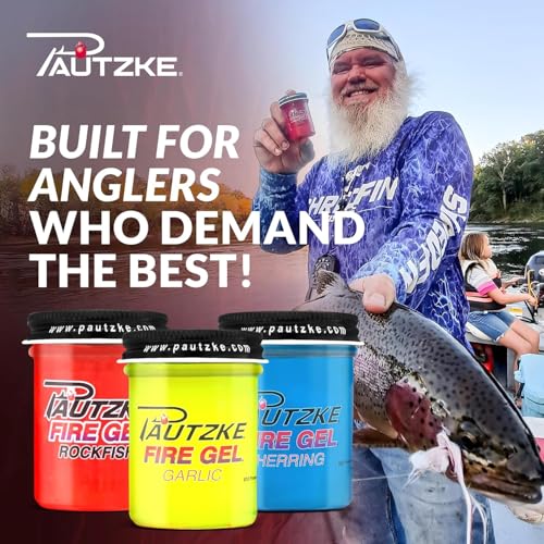 Pautzke Fire Gel Bait Scent Fishing Attractant, Long-Lasting Fish Scent Gel, Freshwater Saltwater Compatible, Strong Scent Trail, Easy Apply Lure Enhancer - color: Tuna