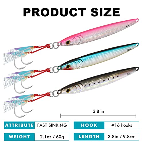 TRUSCEND Vibespinner Easy Catch Fishing Lures with BKK Hooks, Tail Spinner Baits with 4 Actions, Vibrating Swimming Flashing & Jigging for More Bites, Spoon Lures for Bass Trout Crappie Walleye Pike - color: E1-2.1oz-3.8"