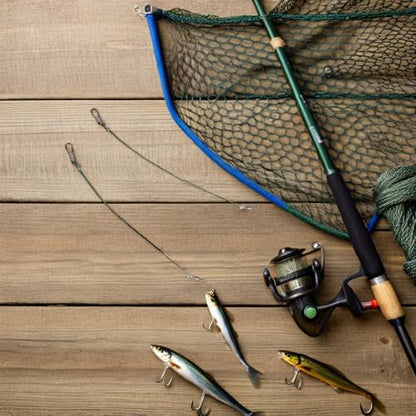 LABRIMP 60pcs Fishing Wire Leaders with Steel Swivels and Anti-bite Heavy Duty Wire Line Leash Rig for Freshwater and Saltwater Pike Muskie Walleye Fishing