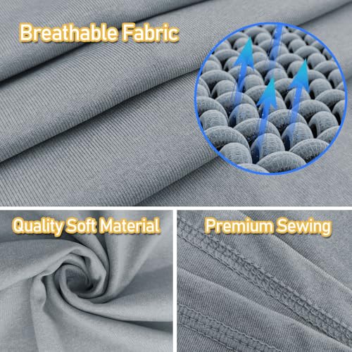 TICONN Neck Gaiter Face Cover Scarf, Neck Warmer Breathable Sun & Wind-proof for Skiing Fishing Hiking Cycling - color: Chiseled Stone-4pk, style: Quick Dry