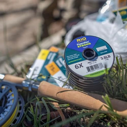 Rio Products Fly Fishing Tippet, Fluoroflex Strong Leader, 100% Fluorocarbon for Trout, 30YD Spool - size: 30lb
