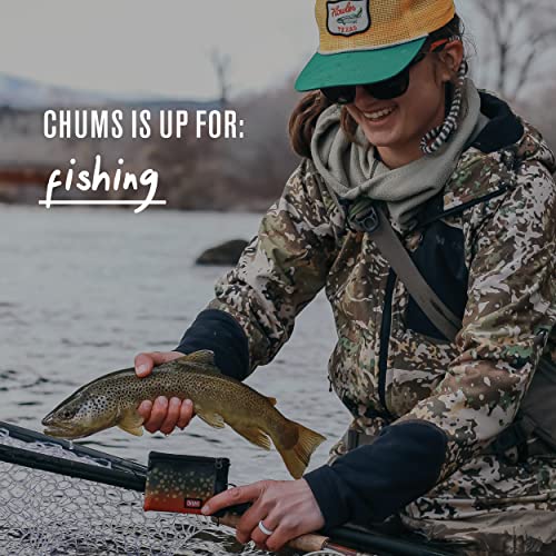Chums Surfshorts Wallet - Lightweight Slim Wallet with RFID Blocking Card & Clear ID Window - Zippered, Water Resistant w/Key Ring (American Flag) - color: American Flag