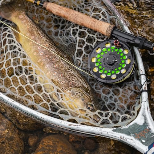 Redington Classic Trout Fly Reel – Lightweight Click-and-Pawl Trout Reel, Large Arbor, CNC Machined Aluminum - color: Silver, size: 4/5/6