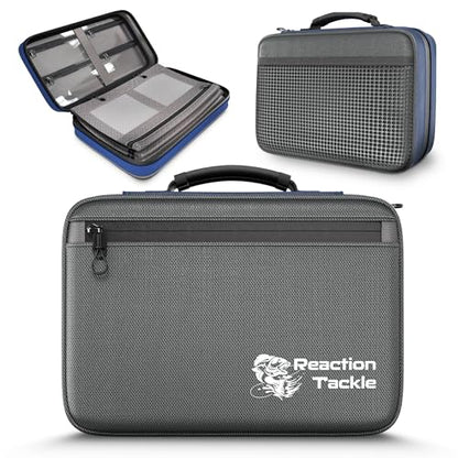 Reaction Tackle Deluxe Bait Binder, Water Resistant Soft Bait Storage System for Soft Plastics and Rigs with Zippered Sleeves, Deluxe Bait Binder - size: Deluxe Bait Binder