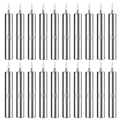 Lead Fishing Weights Sinkers, 1/8 oz, 3/16 oz, 1/4 oz, 3/8 oz, 1/2 oz, 3/4 oz Small Drop Shot Weights with Barrel Swivels for Saltwater Freshwater Fishing Bass Catfish Fishing - size: 1/2oz-20pcs