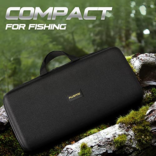 PLUSINNO Fishing Rod and Reel Combos Carbon Fiber Telescopic Fishing Pole with Reel Combo Sea Saltwater Freshwater Kit Fishing Rod Kit - color: Full Kit with Carrier Case, size: 6.89 ft