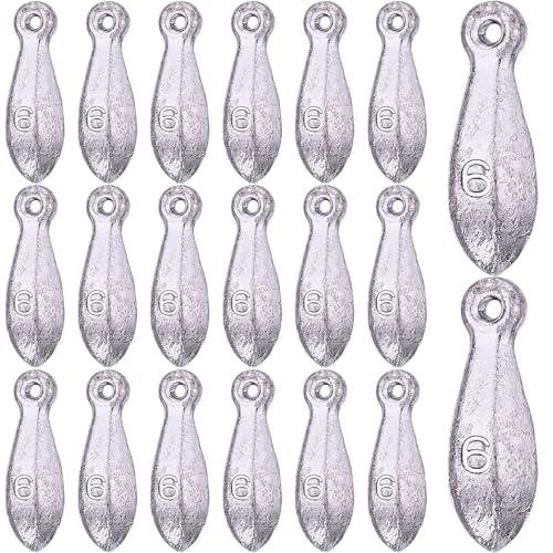 18 Pcs Bank Sinker Fishing Sinkers Weights Bank Weights for Ocean Saltwater Freshwater Surf Bass Catfish Fishing Casting Gear Tackle - size: 6 oz