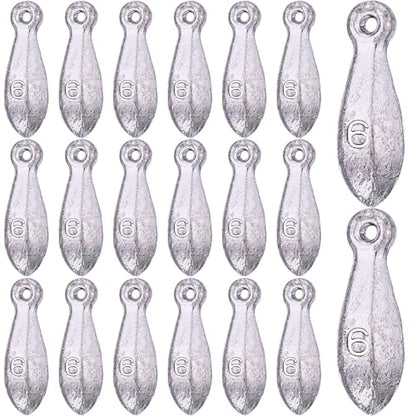 18 Pcs Bank Sinker Fishing Sinkers Weights Bank Weights for Ocean Saltwater Freshwater Surf Bass Catfish Fishing Casting Gear Tackle - size: 6 oz