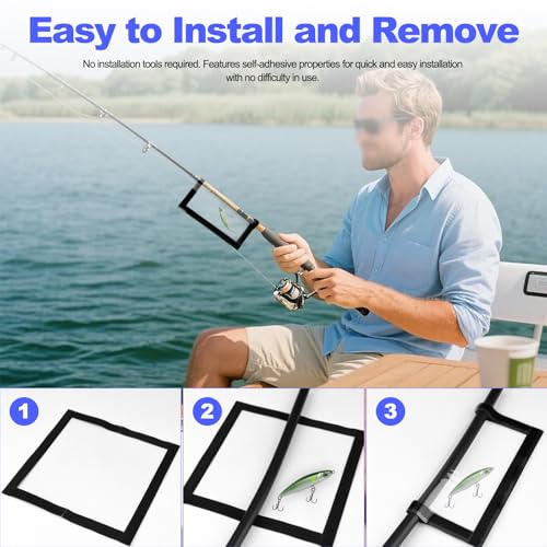 8 Packs Clear PVC Fishing Lure Covers Protector, Rod Lure Wrap Shield, Fishing Hook Covers Sleeves for Rod Bait Pole Tackle Storage