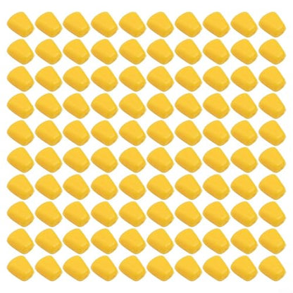 100pcs Artificial Floating Carp Bait, Soft Silicone Fake Corns Fishing Lure with Maize Scent for Freshwater Sea Taiwan Fishing, High Toughness Simulation Bait for Crucian Carp Grass Carp Bre