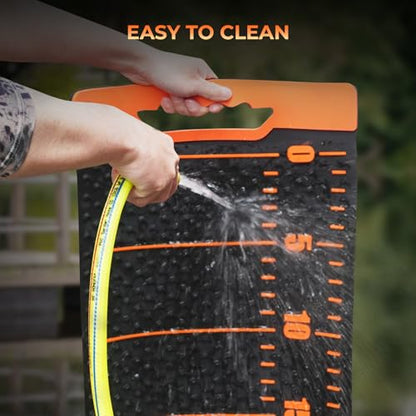 KastKing EZ Fillet Fish Fillet Mat, Anti-slip Texture With 25" Integrated Ruler, Extended Dimensions, Easy to Clean Material, Portable Storage, Fish Cutting Board - style: A:Fish Fillet Mat