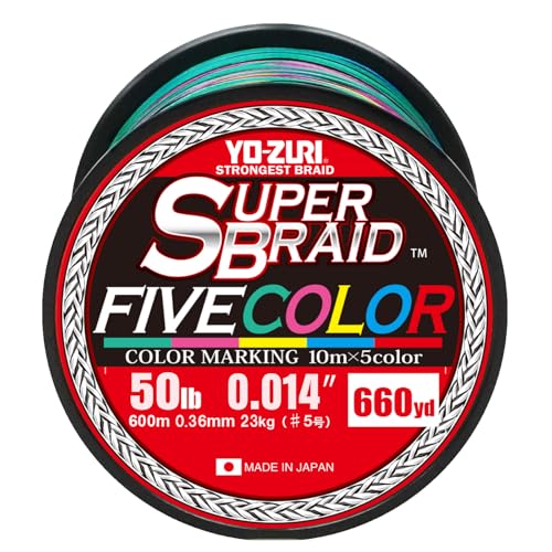 DuelBraided Fishing Line - color: 5 Color, size: 660 yd