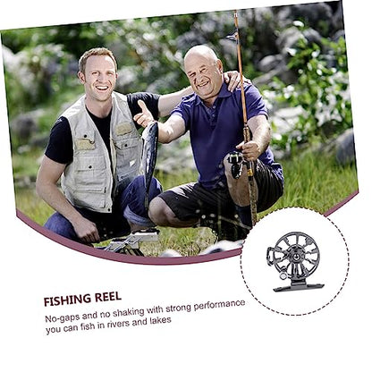 Kisangel 1pc Fish Reel Fish Line Spooler Handle Fly Reel Fishing Reel Spooler Fishing Kit Ice- Accessory Professional Tool Rod Accessory Old Fashioned Winding Machine