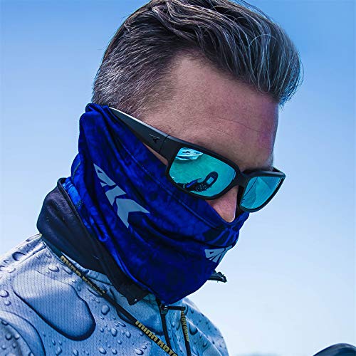 KastKing Sol Armis Neck Gaiter - UPF 50 Face Mask - UV Sun Protection Mask for Men & Women, Fishing, Hiking - color: G: Blue Patriot (Size: 19"x9.5")