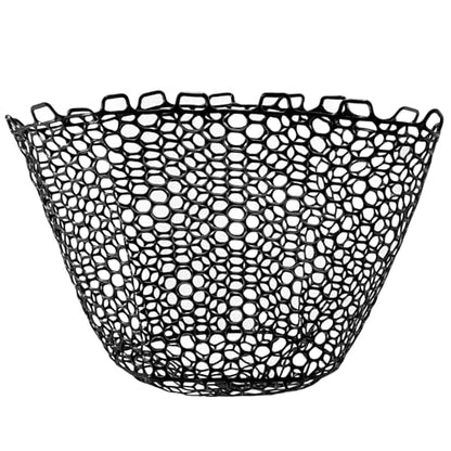 Alwonder Fishing Nets Silicone Replacement Netting, Clear Black Fly Ice Fishing Net Landing Kayak Nets Without Handle for Freshwater Saltwater Foldable Soft Flexible Trout Net Silicone Mesh - color: Black, size: 4040