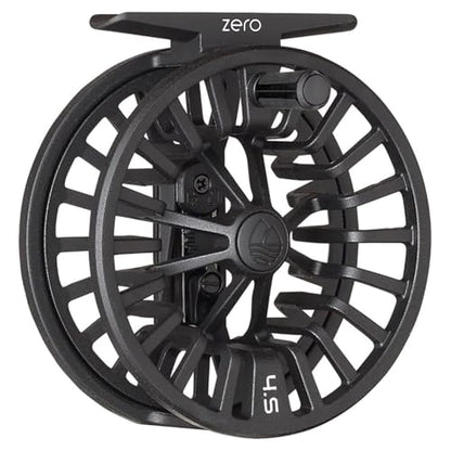 Redington Zero Fly Fishing Reel – Ultralight Trout Reel with Clicker Drag System, Large Arbor, Quick-Change Spool & Twin-Molded Handle – Durable Die-Cast Construction - color: Matte Black, size: 2/3