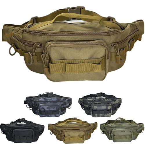 Fishing Fanny Pack for Men -Fishing Fanny Pack-Lightweight and Fishing Sling Pack - color: brown2