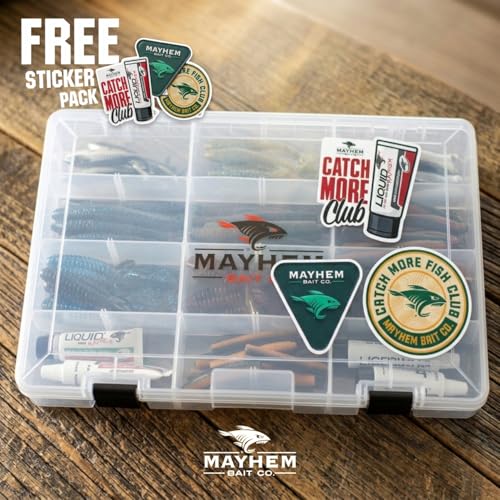Liquid Mayhem Sardine Fish Attractant Gel 60 ml / 2 oz · 60 Uses – Real Anchovy Bait & Aminos | UV-Enhanced Long-Lasting Gel – All Lure Types - size: 2-Pack