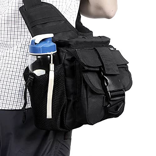 G4Free Multi-functional Tactical Messenger Bag Utility Pouch Versipack - color: Black