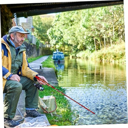 Portable Telescopic Fishing Rod Short Handheld Pole Lightweight for Outdoor Lake Sea Kayaking Use Adjustable Compact Design