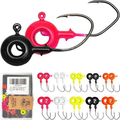20 Pcs Crappie Jigs Kit, Scent Holder Crappie Jig Heads for Bass Panfish Walleye Fishing, 1/8oz, 1/16oz - color: 1/8oz, 1/16oz - 20 Pcs