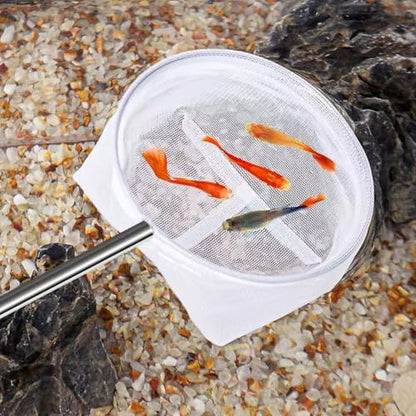 Fishing Landing Net with Telescoping Handle, Fishing Landing Net Freshwater, Bass, Trout Net, Compact Fishing Net for Catching Fish Shrimp and Aquariums Water Plant - color: Madoka