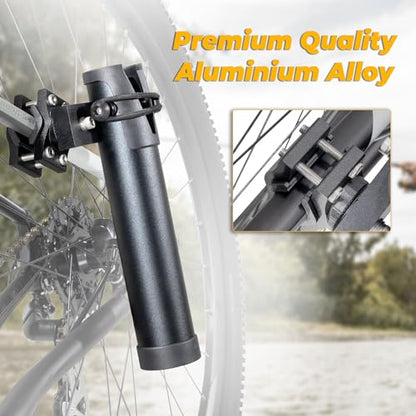 CyclingDeal Fishing Rod Holder for Bike | Made of Quality Aluminium Alloy | Fully Adjustable Design & Easy to Mount | Secures Fishing Pole Holder for Bicycle