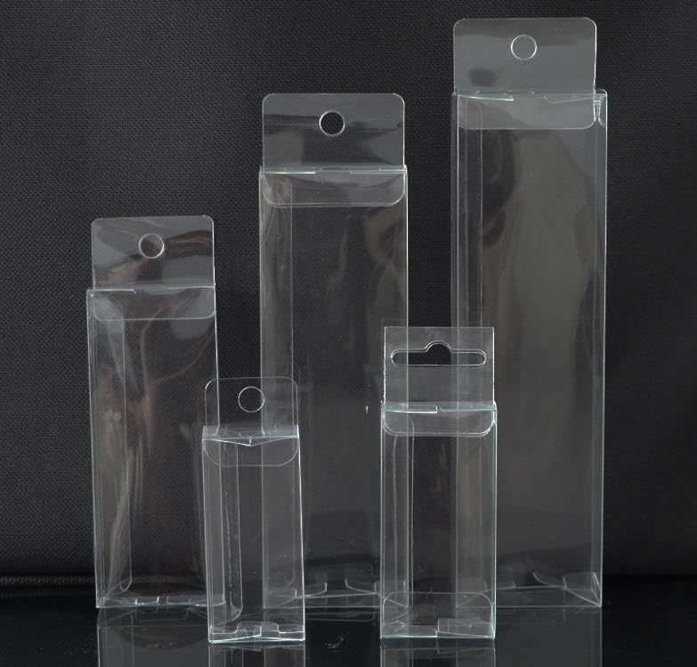 20 pcs Clear Plastic Hard Bait Storage Boxes with Header Cards 3 Sizes (9.5cm, 13cm, 15cm) for Lure Packaging, Tackle Organization & Fishing Displayv - size: L#15cm/5.9in 20pcs