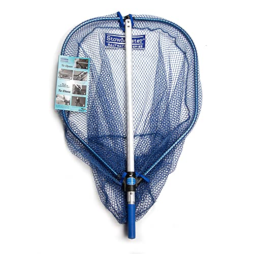 SS72NG Saltwater Series Precision Landing Net, Silver/Blue