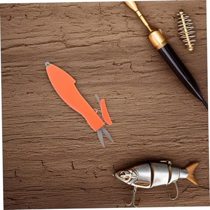 Totority Retractable Fish Scissors Telescopic Braid Cutters for Cutting Fishing Gear Stainless Steel Scissors for Anglers